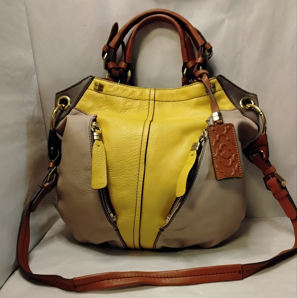 OrYany Pebbled Leather "Victoria" Hobo Purse